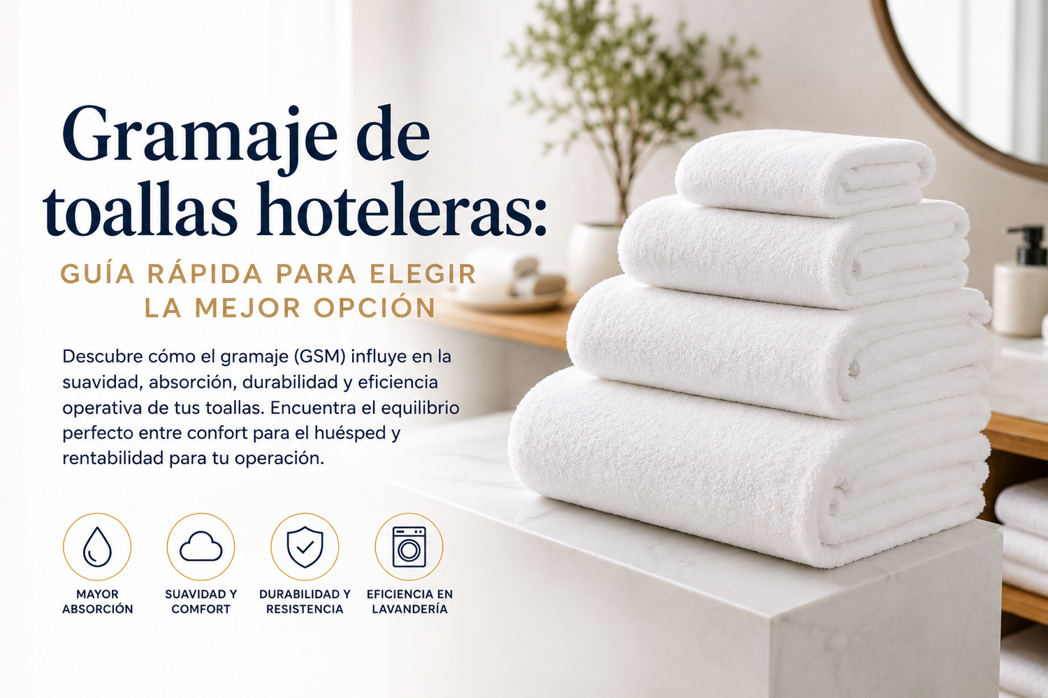Gramaje De Toallas Hoteleras: Guía Rápida Para Elegir La Mejor Opción