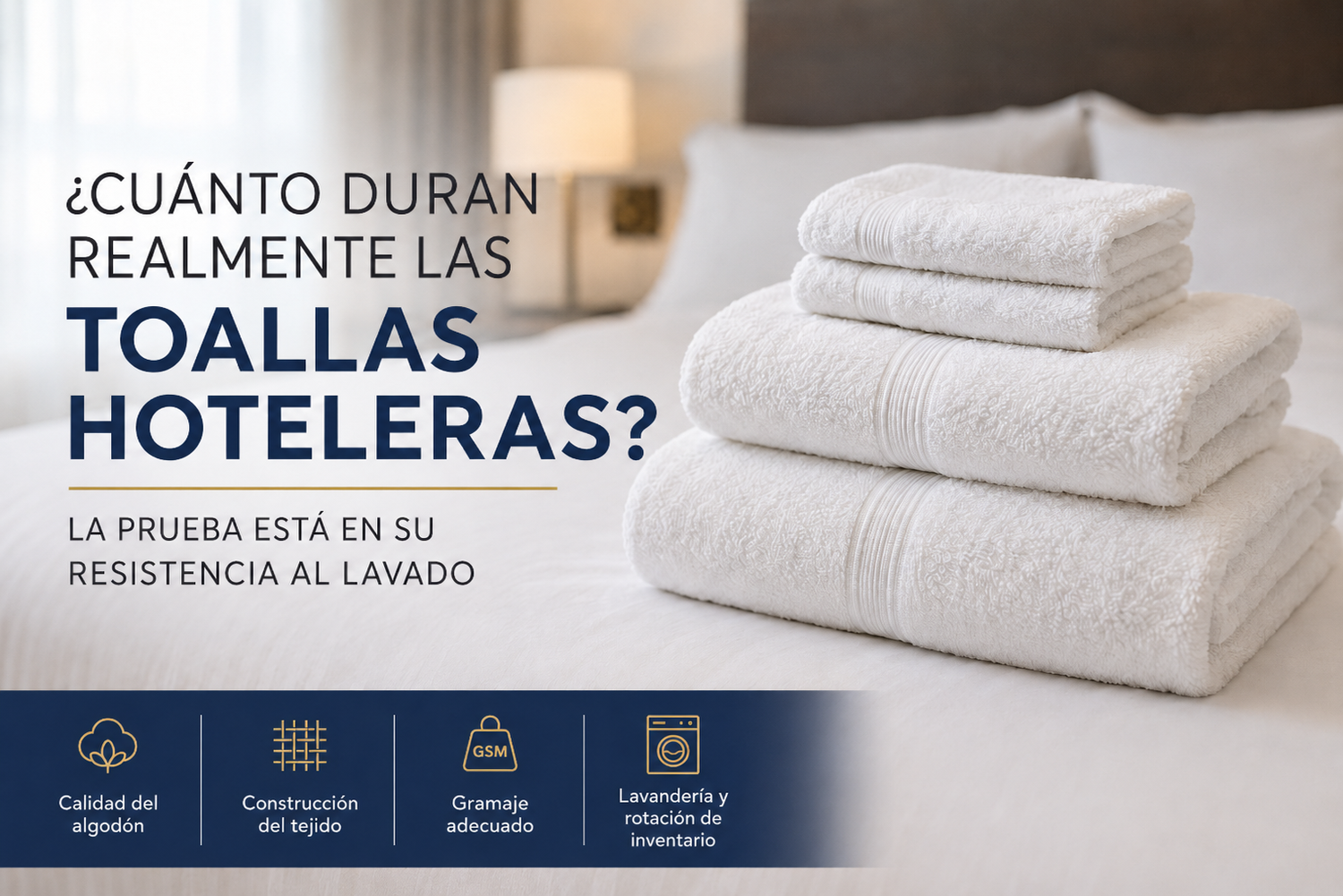 ¿Cuánto Duran Realmente Las Toallas Hoteleras? La Prueba Está En Su Resistencia Al Lavado
