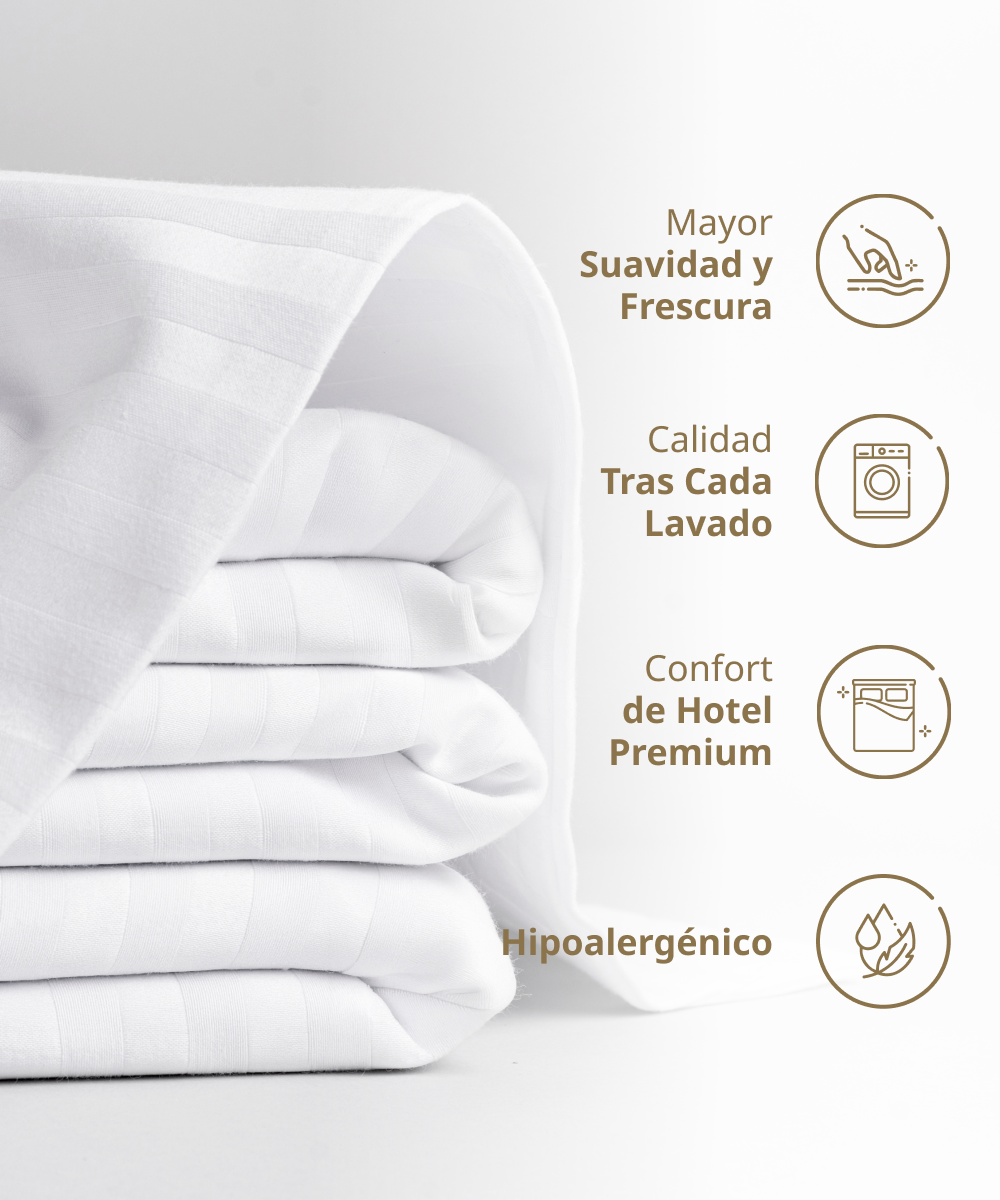 Juego de Sábanas Satin Rayas