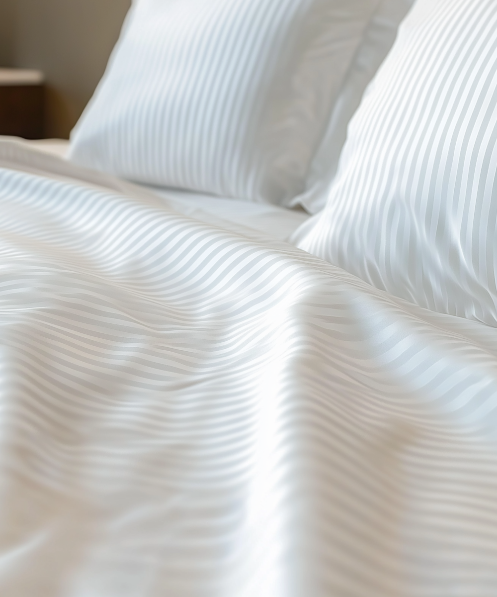 Juego de Sábanas Satin Rayas